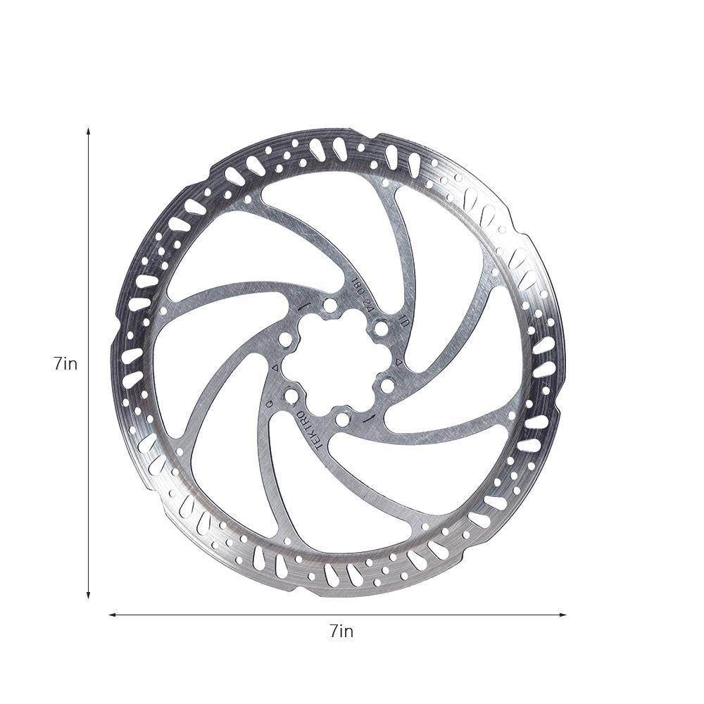 Tektro brake rotor size