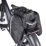 Expandable Reflective Bike Rear Rack Water-Resistant Pannier