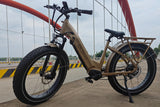 Toury Step Thru Fat Tire Ebike (Fully Assembled)