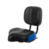 Extra Wide Saddle Seat with Backrest