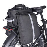 Expandable Reflective Bike Rear Rack Water-Resistant Pannier