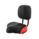 Extra Wide Saddle Seat with Backrest