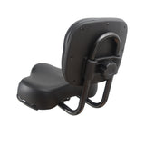 Extra Wide Saddle Seat with Backrest