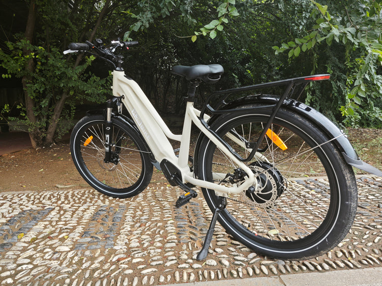 Can a step-through commuter bike carry everyday essentials?