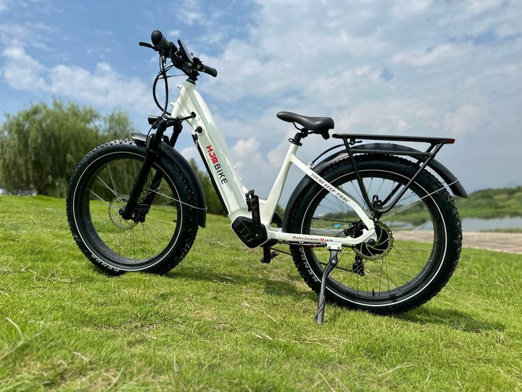 How does a step-through frame simplify daily rides?