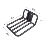 hjmbike front rack size